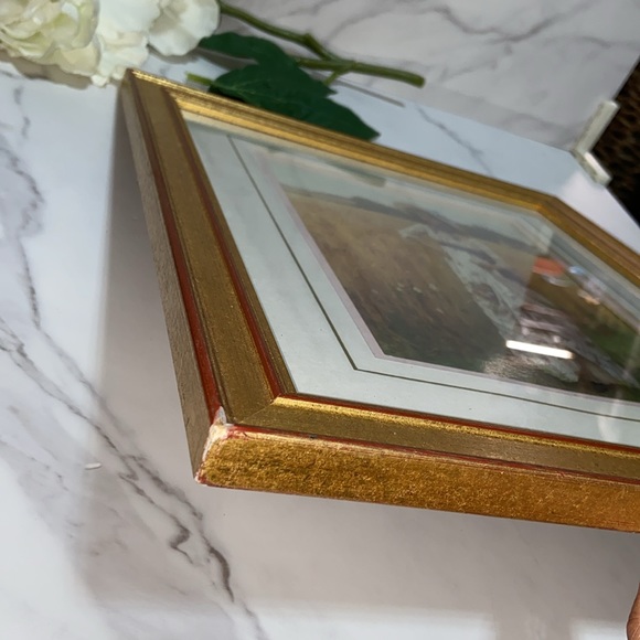 Print Of A Young Woman At A Landfill Collecting Flowers in Gold Tone Frame - Picture 6 of 17